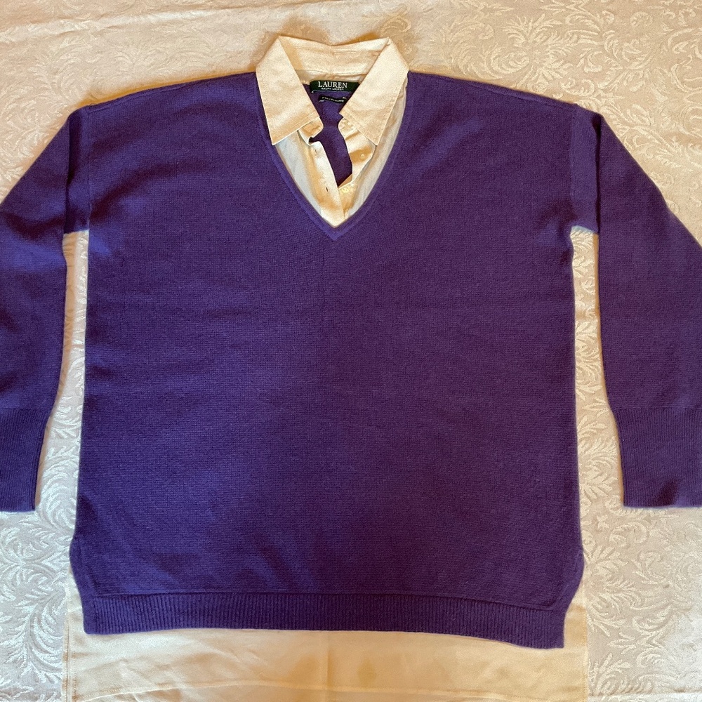 Ralph Lauren 100% cashmere sweater size S